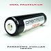 TWO PROTECTED 3100mAh 18650 (Industrial NCR18650A Panasonic inside) Li-ion Rechargeable Orbtronic Battery Cells- Most Powerful 18650 Battery on Planet Earth - Button Top, PCB Protection