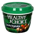 Healthy Choice Country Vegetable Soup, 14-Ounce Microwave Bowls (Pack of 12)