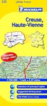 Creuse, Haute-Vienne (Michelin Local Maps)
