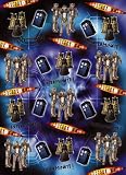 Doctor Who Gift Wrapping Paper and 2 gift tags