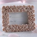 Pink Roses Frame Place Card Holder