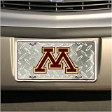 Minnesota Golden Gophers Diamond Metal License Plate
