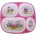 Divided Tray Baby Cie Babar Elephant Pink Melamine Colorful melamine Dinnerware with wording