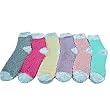 WARM & COZY POPCORN 6 PACK FUZZY WINTER SOCKS