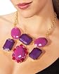 Jewel Cut Multi-Pendant Necklace Product Image