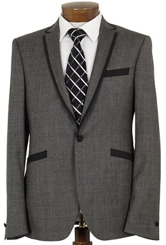John Varvatos Mens Wool 2-Button Tuxedo Jacket 