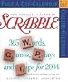 Official Scrabble Page-A-Day Calendar 2004 (Page-A-Day(r) Calendars)