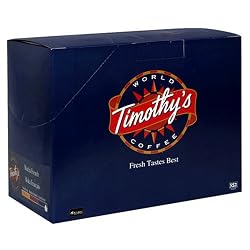 Timothy's World Coffee, French Roast,  K-Cup Portion Pack for Keurig K-Cup Brewers, 24-Count (Pack of 2)