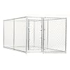 Lucky Dog 4-by-10-by-5 Foot CL41098 Easy Ship Chain-Link Box Kennel