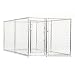 Lucky Dog 4-by-10-by-5 Foot CL41098 Easy Ship Chain-Link Box Kennel