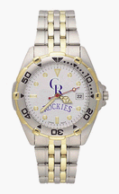 Buy Colorado Rockies MLB All Star Watch with Stainless Steel Band - Mens