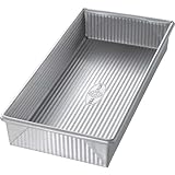 USA Pans 12 x 5.5 x 2 Inch Biscotti Pan, Aluminized Steel with Americoat