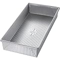 USA Pans 12 x 5.5 x 2-Inch Biscotti Pan, Aluminized Steel with Americoat