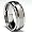 8MM High Polish / Matte Finish Men's Tungsten Ring Wedding Band Size 7