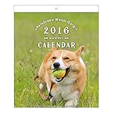 A.P.J. コーギー 2016年 カレンダー 壁かけ No.016 1000066692