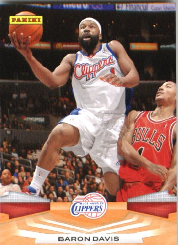 2009 /10 Panini NBA Basketball Card # 259 Baron Davis Los Angeles Clippers Mint Condition- Shipped In A Protective ScrewDown Display Case!