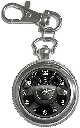 Mens Skoda Octavia Steering Key Chain Watch