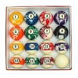 Color Swirls Billiard Ball Set
