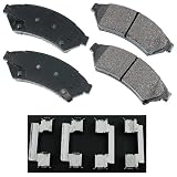 Akebono ACT1075 ProACT Ultra-Premium Ceramic Brake Pad Set by Akebono