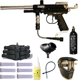NEW Black Spyder TL Xtra Paintball Marker Gun MEGA Set