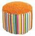 Freckles Humbug Play Stool, Orange