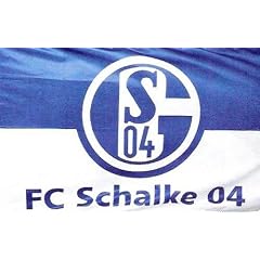 Flagge Fahne Schalke 04 Schalkefahne 150x250 cm Hissfahne