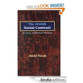 The Jewish Social Contract: An Essay in Political Theology