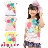 (エマーブル)AIMABLE 初夏'15 キラキラ半袖Tシャツ 110 オフホワイト