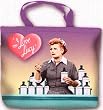 I Love Lucy Zippered Purse Tote Vitameatavegamin