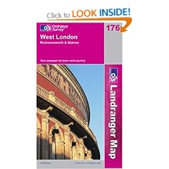 West London, Rickmansworth and Staines (Landranger Maps) (OS Landranger Map)