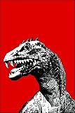 Godzilla RARE movie POSTCARD POP ART dinosaur Mothra - 4x6