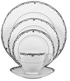 Lenox Coronet Platinum Bone China 5-Piece Place Setting, Service for 1