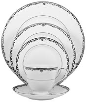 Lenox Coronet Platinum Bone China 5-Piece Place Setting, Service for 1