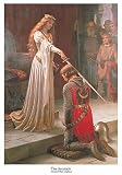 Accolade, Art Poster by Edmund Blair Leighton