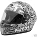 KBC VR-2R ALIEN Motorcycle Helmet - Free Shipping - (X-Large SEMI-GLOSS)