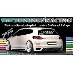 "VW-FOX2"TUNING/RACING-Autoaufkleber-Aufkleber-Sticker. 16 Farben w�hlbar!