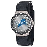 NFL Men's FDV-DET Agent Series Detroit Lions Velcro Watch