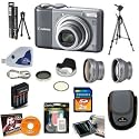 Canon PowerShot A2000 IS 10.0 Megapixel Digital Camera + Lenses + Filters + 2GB Memory & Pro Accessory Kit