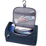 TSA Approved Hanging Men's Travel Toiletry Bag Shaving Dopp Kit - Perfect For Grooming & Travel Size Toiletries