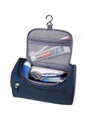 Apparel: TSA Approved Hanging Mens Travel Toiletry Bag Shaving Dopp Kit - Perfect For Grooming & Travel Size Liquids (Blue)