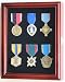 XS Display Case Cabinet Box for Military Medals Pins Patches Insignia Ribbons w/UV Protection