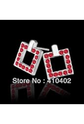 P&P Jewelry earring simple crystal stud fashion earringsaustria crystal earringPlatinumplatedE349 tiny hoop earrings