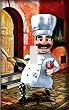 Italian Chef with Wine Decorative Switchplate Cover
