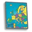 Europe Framed Continent Puzzle 38pc