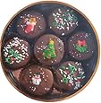 Chocolate Dipped Oreo Cookies decorated for Christmas 7 Oreo Assortment, Milk Chocolate