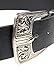 Wink Gal Women's Pu Leather Cowgirl Double Buckle Western Belt