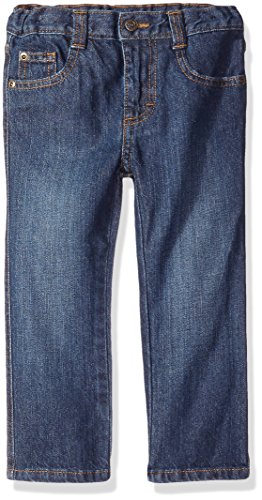 Wrangler Authentics Toddler Boys' Slim Straight Jean, Classic Blue, 3T