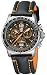Luminox F-35 Lightning IiTM 9380 Black/Orange Leather Strap Black/ Orange Stitching - Luminox 9388