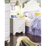 Scarlett Wood Kid's Night Stand , Off White Finish