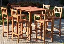 Valencia Extendable Outdoor Bar Table